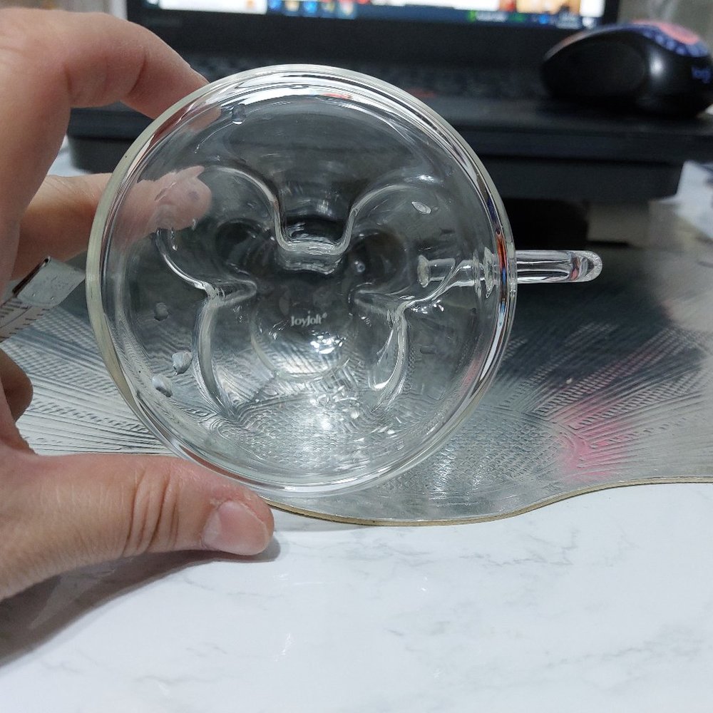 SMALL JoyJolt Iridescent Clear Disney Espresso Cup Disney Mug